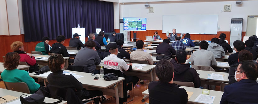 フィールドワークでの学習会（3月5日・福島県浪江町）